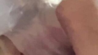 My first squirting in the shower. Amateur homemade solo female. Riding on Cristal dildo. Real orgasm - 15 image