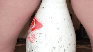 Bowling pin fucked for squirting - 10 image