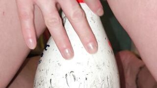 Bowling pin fucked for squirting - 13 image