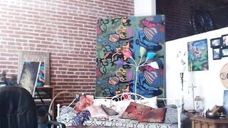 tattooed alt busty milf playing with herself and squirting - 4 image