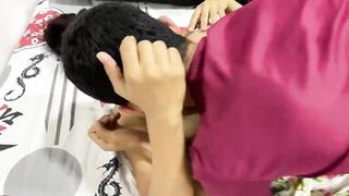 When my stepfather was mopping I seduced him and we ended up fucking and he came in my mouth - 4 image