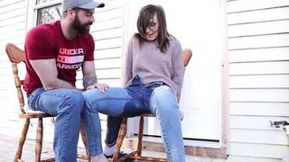 Milf squirting in jeans and HUGE squirt into a cup - 13 image