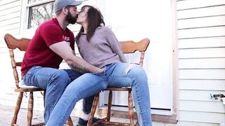 Milf squirting in jeans and HUGE squirt into a cup - 5 image