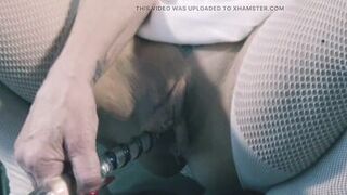 Nicole DuPapillon UK's Longest Labia - Custom Movie Scene Part two Nicole copulates herself on her sybian and squirts all over - 8 image