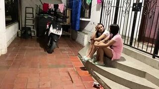 Our parents go on a trip my stepsister is horny and I took her heat away with a good pussy licking - 1 image