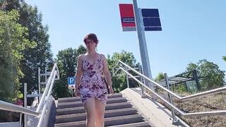 Public SQUIRT and BLOW and PISS at the Trainstation - 3 image