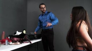 A TSA agent found my naughty toys in my bag and took me to his office
