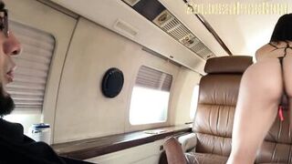 Together with my wife we have a spectacular orgy in my private plane with the stewardesses and the pilote - 11 image