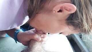 Asian Blowjob Queen Public Car Blowjob - 11 image