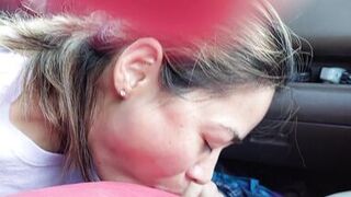 Asian Blowjob Queen Public Car Blowjob - 8 image