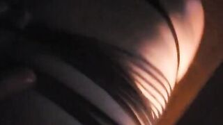 Oiled up Cougar MILF attacks cub outdoors by the firepit - 11 image