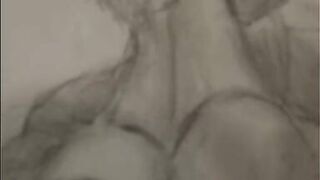 Stepmom wanted me to draw a picture, so I drew her riding my dick bareback. Hope she likes it! - 15 image