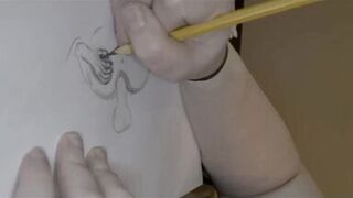 Stepmom wanted me to draw a picture, so I drew her riding my dick bareback. Hope she likes it! - 4 image