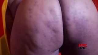 I caught my big ass madam fucking a cucumber - she never knew I was watching