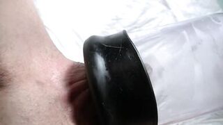 Pump my Cunt and fuck a table leg then a water bottle - 5 image