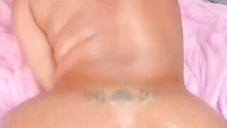 sexy latina moaning but her ass