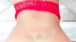 sexy latina moaning but her ass