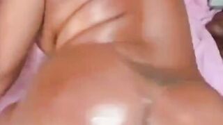 sexy latina moaning but her ass