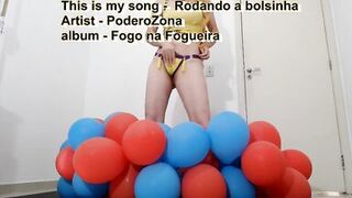 Balloon fetish have fun, cumming, jizzing and BlowUp