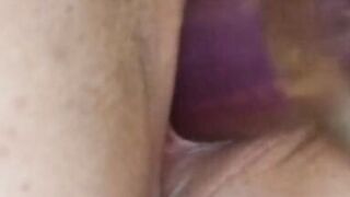 ASMR BBW Milf Dildo Masturbation super juicy pussycontraction closeup - 5 image