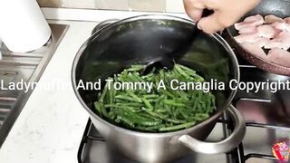 The slut is good in the kitchen