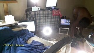 Thot in Texas Free - Squirting & Ebony Tag Team Creampie MILF - 3 image