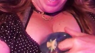 My cougar pussy feels just like this dollar store toy if it popped! Masturbating, nipple play, milf - 3 image