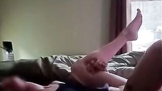 OMG!  I cant believe how many times the neighbors redhead wife cums and squirts! - 3 image