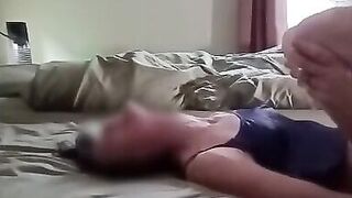 OMG! I cant believe how many times the neighbors redhead wife cums and squirts! - 5 image
