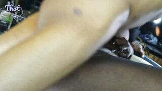 Thot in Texas - BBC Cums inside Me Squirting Pee On Giant Black Dick - 2 image