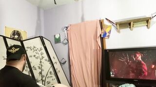 Kinky kitty pinky getting Petted inside and out