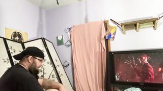 Kinky kitty pinky getting Petted inside and out