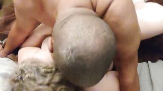 A whole lot of missionary up until she cums and then she finishes me off