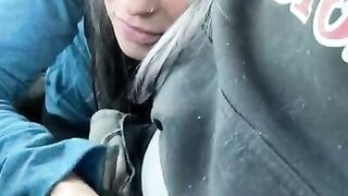 Hot milf  gives blow job  and Swollows huge load