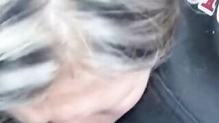 Hot milf  gives blow job  and Swollows huge load