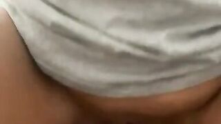 Milf playing with squirting dildo