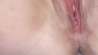 STRETCHING MY MILF PUSSY TO FIT A GLASS INSIDE - 14 image