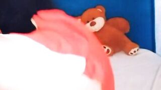 Red Riding Hood fucks herself with a dildo