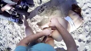 Beach walk turns into squirt and dick riding - 9 image