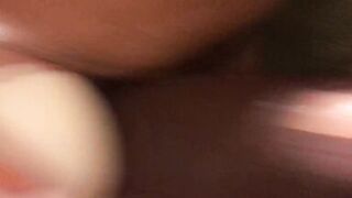 Squirting waterfall by BBC dildo drilling - 13 image