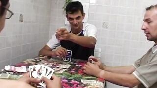 Amateur gang bang with blowjobs and fucking and cumming - 2 image