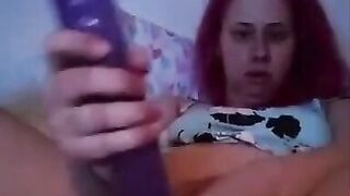 GapingJenny taking care of her hungry holes herself & squirt