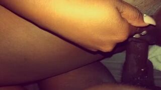 Thick ebony back shots and squirts - 1 image