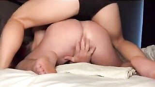 Hot wife wakes up her muscular cuck with a fist in his ass! - 14 image