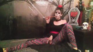 On the 24th day of Halloween Sugar Skull