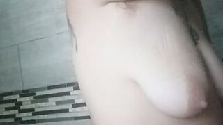 Cumming in the gym shower - 10 image