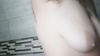 Cumming in the gym shower - 8 image