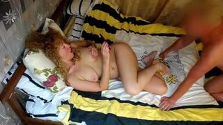 Curly Martha was well licked and fucked, cumming on her face