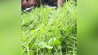 Outdoor Facesitting Squirt on his Face and Cum on Ass - 2 image