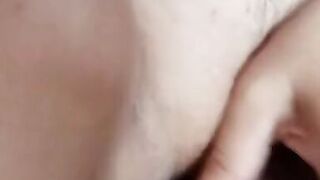 Masturbating with a cock